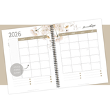 تقويم ميلادي لسنة 2026 مع التقويم الهجري بالأزهار البرية {30 صحفة}