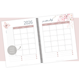 تقويم ميلادي لسنة 2026 مع التقويم الهجري بأزهار الربيع {30 صحفة}