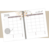 تقويم ميلادي لسنة 2026 مع التقويم الهجري بالأزهار البرية {30 صحفة}