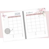 تقويم ميلادي لسنة 2026 مع التقويم الهجري بأزهار الربيع {30 صحفة}